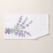 Lavendelstrauss Bad Handdoek (Handdoek)