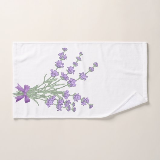 Lavendelstrauss Bad Handdoek (Handdoek)