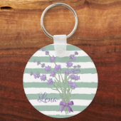 Lavendelstrauss, personalisiert sleutelhanger (Voorkant)