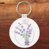 Lavendelstrauss Sleutelhanger (Achterkant)