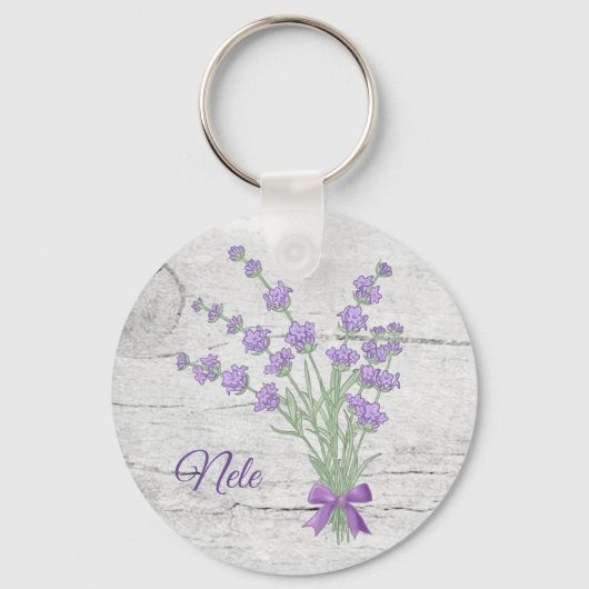 Lavendelstrauss Sleutelhanger (Voorkant)