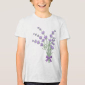 Lavendelstrauss Tri-Blend Shirt (Voorkant)