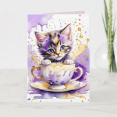 lavendelthee kaart (Voorkant)