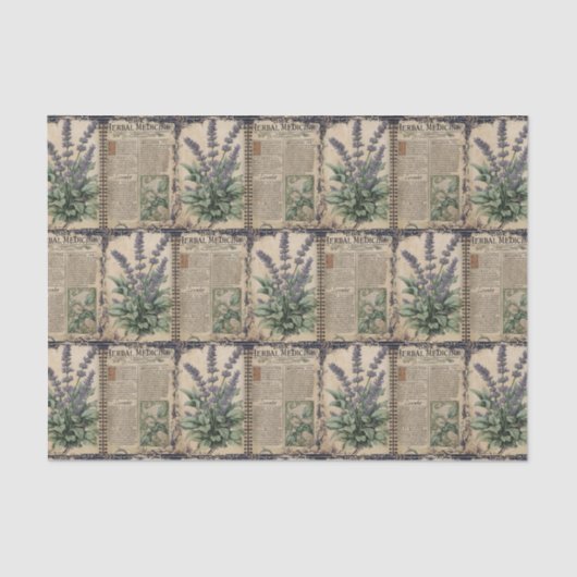  lavendeltuin tissuepapier (Voorkant)