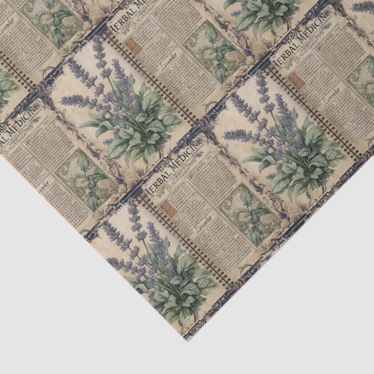  lavendeltuin tissuepapier (Detail)