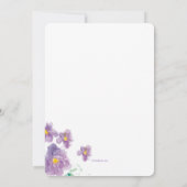 Lavendeltuin uitnodiging (Achterkant)