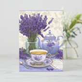 lavendeluur | Bloemenrust Kaart (Staand voorkant)