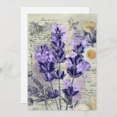 lavendeluur | zachte lavendel kaart (Voorkant / Achterkant)