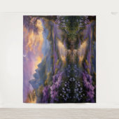 Lavendelvallei bij zonsopgang wandkleed (Voorkant)