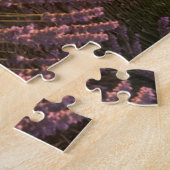 Lavendelveld bij zonsondergang Legpuzzel (Zijkant)