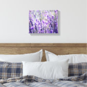 Lavendelveld Bloemen Canvas Afdruk (Insitu (Slaapkamer))