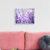 Lavendelveld Bloemen Canvas Afdruk (Insitu (Woonkamer))