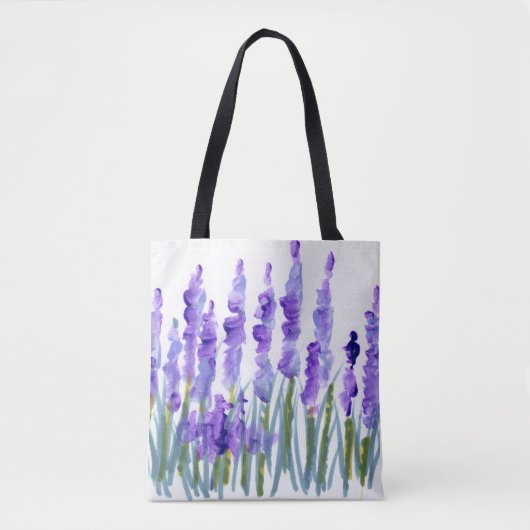 Lavendelveld Boodschappentas Tote Bag (Voorkant)