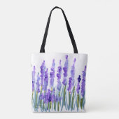 Lavendelveld Boodschappentas Tote Bag (Achterkant)