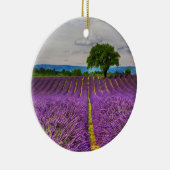 Lavendelveld landschappelijk, Frankrijk Keramisch Ornament (Rechts)