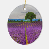 Lavendelveld landschappelijk, Frankrijk Keramisch Ornament (Links)