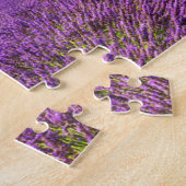 Lavendelveld landschappelijk, Frankrijk Legpuzzel (Zijkant)