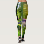 Lavendelveld Leggings (Achterkant)