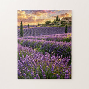Lavendelveld Legpuzzel