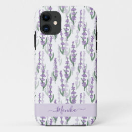 Lavendelveld provence paarse bloem Case-Mate iPhone case