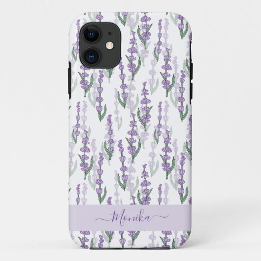 Lavendelveld provence paarse bloem Case-Mate iPhone case (Achterkant)