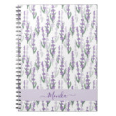 Lavendelveld provence paarse bloem notitieboek (Voorkant)