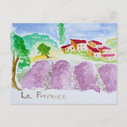 Lavendelvelden Abbaye de Senanque | Provence Briefkaart (Voorkant)