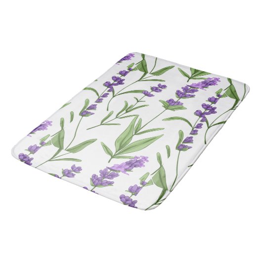 LAVENDELVELDEN BADMAT (Gekanteld)