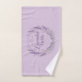 Lavendelvelden Handdoekenset Bad Handdoek (Handdoek)