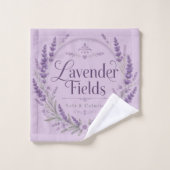 Lavendelvelden Handdoekenset Bad Handdoek (Wasdoekje)