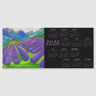 Lavendelvelden in de bergen 2026 Kalender