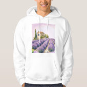 Lavendelvelden in de Provence Hoodie (Voorkant)