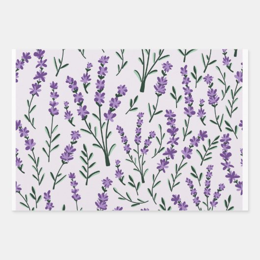 LAVENDELVELDEN INPAKPAPIER VEL (Voorkant 2)