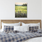 Lavendelvelden Olieverfschilderij op doek Canvas Afdruk (Insitu (Slaapkamer))