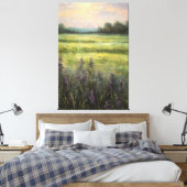  Lavendelvelden Olieverfschilderij op doek Canvas Afdruk (Insitu (Slaapkamer))