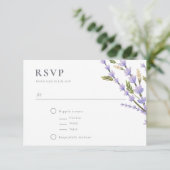 Lavendelvelden RSVP Kaartje (Staand voorkant)