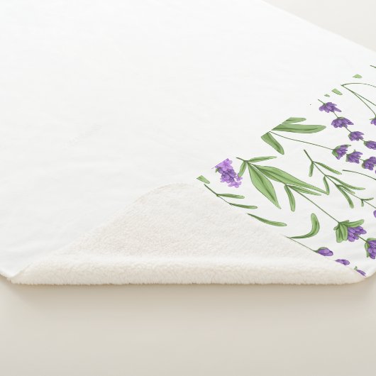 LAVENDELVELDEN SHERPA DEKEN (3/4)