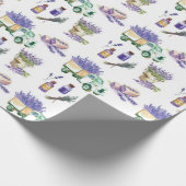 Lavendelvelden van de Provence Cadeaupapier (Hoek)