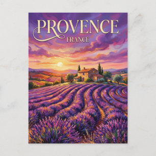 Lavendelvelden van Valensole Frankrijk Briefkaart