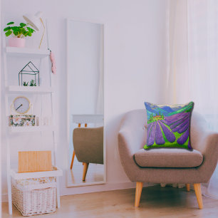 Lavendelvelden voor de bergen kussen