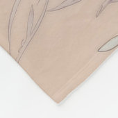 lavendelverrukking fleece deken (Hoek)