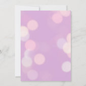 lavendelvlinders bruiloft kaart (Achterkant)