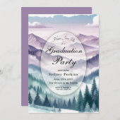 Lavendelvorst in de Alpiene Mist Afstudeerontwerp Kaart (Voorkant / Achterkant)