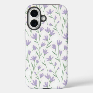 Lavendelweide Fluistering | Zachte Pastel Wilde Bl iPhone 16 Hoesje