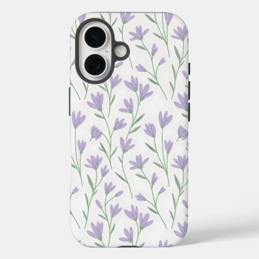 Lavendelweide Fluistering | Zachte Pastel Wilde Bl Case-Mate iPhone Case (Achterkant)