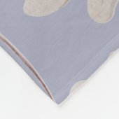 lavendelweide-Lijst Fleece Deken (Hoek)