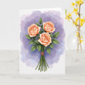 Lavendelwolk Bloemenkaart Kaart (Gele Bloem)