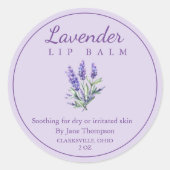 Lavendelzalf/balsem Etiket (Voorkant)