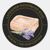 Lavendelzeep label (Voorkant)