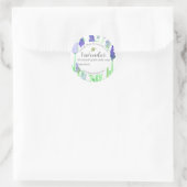 Lavendelzeepetiket Honeybee Herbs Product Sticker (Tas)